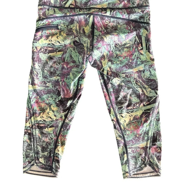 Lululemon Run Top Speed Crop Iridescent Multi W6E99S Women's Size 6 - Picture 3 of 12